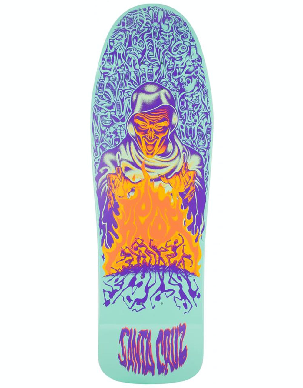 Santa Cruz Knox Firepit Reissue Skateboard Deck - 10.07"