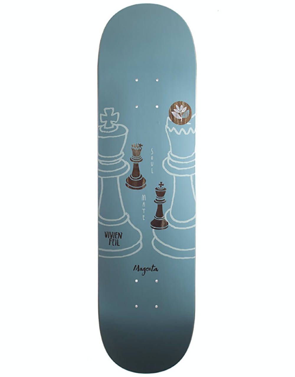 Magenta Feil Dictionary Series Skateboard Deck - 8"
