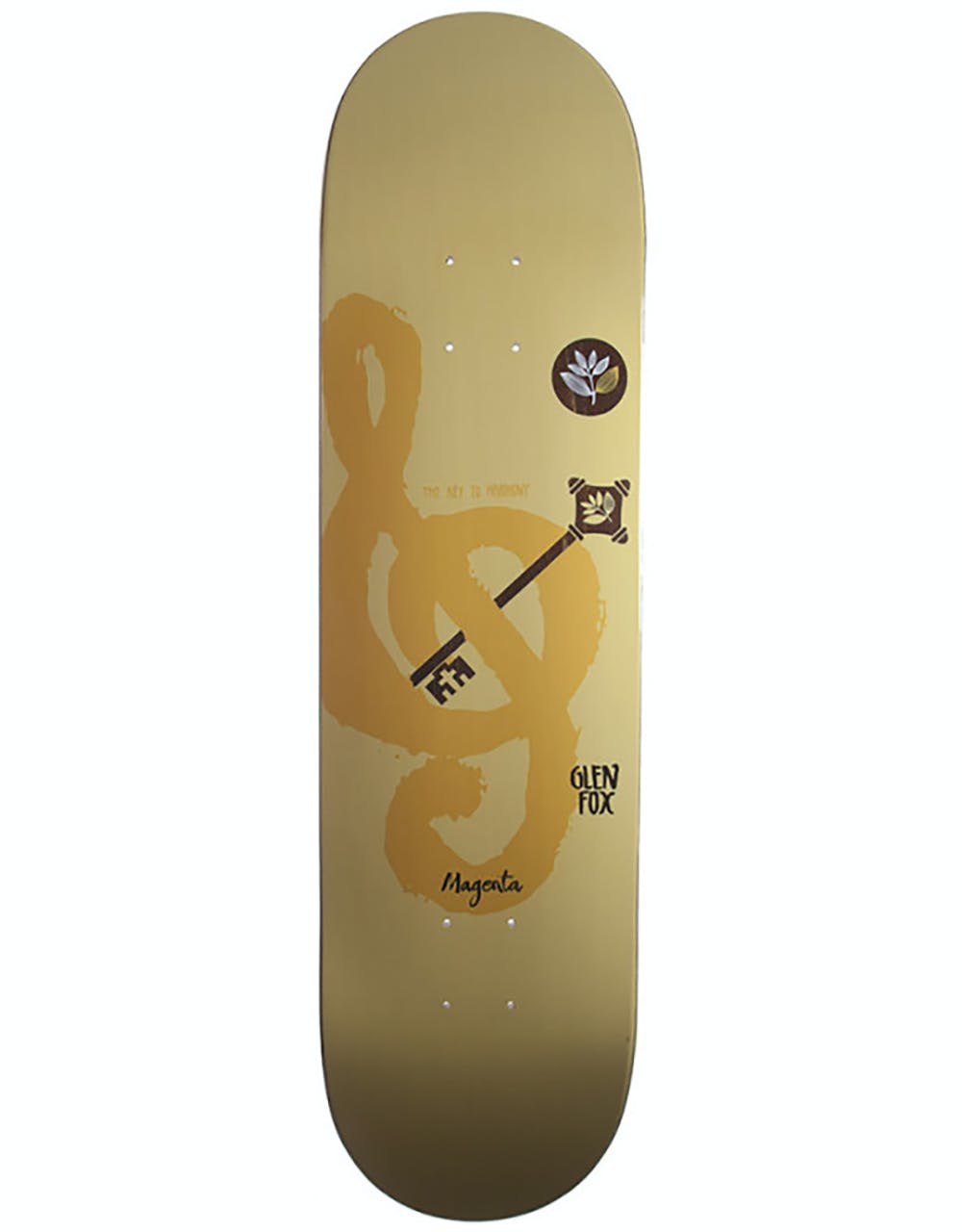 Magenta Fox Dictionary Series Skateboard Deck - 8.5"