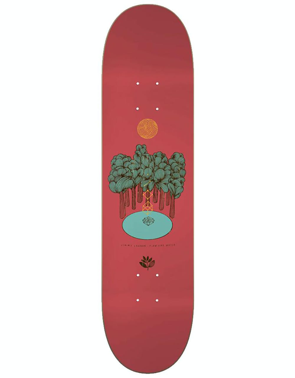 Magenta Lannon Forest Skateboard Deck - 8.25"