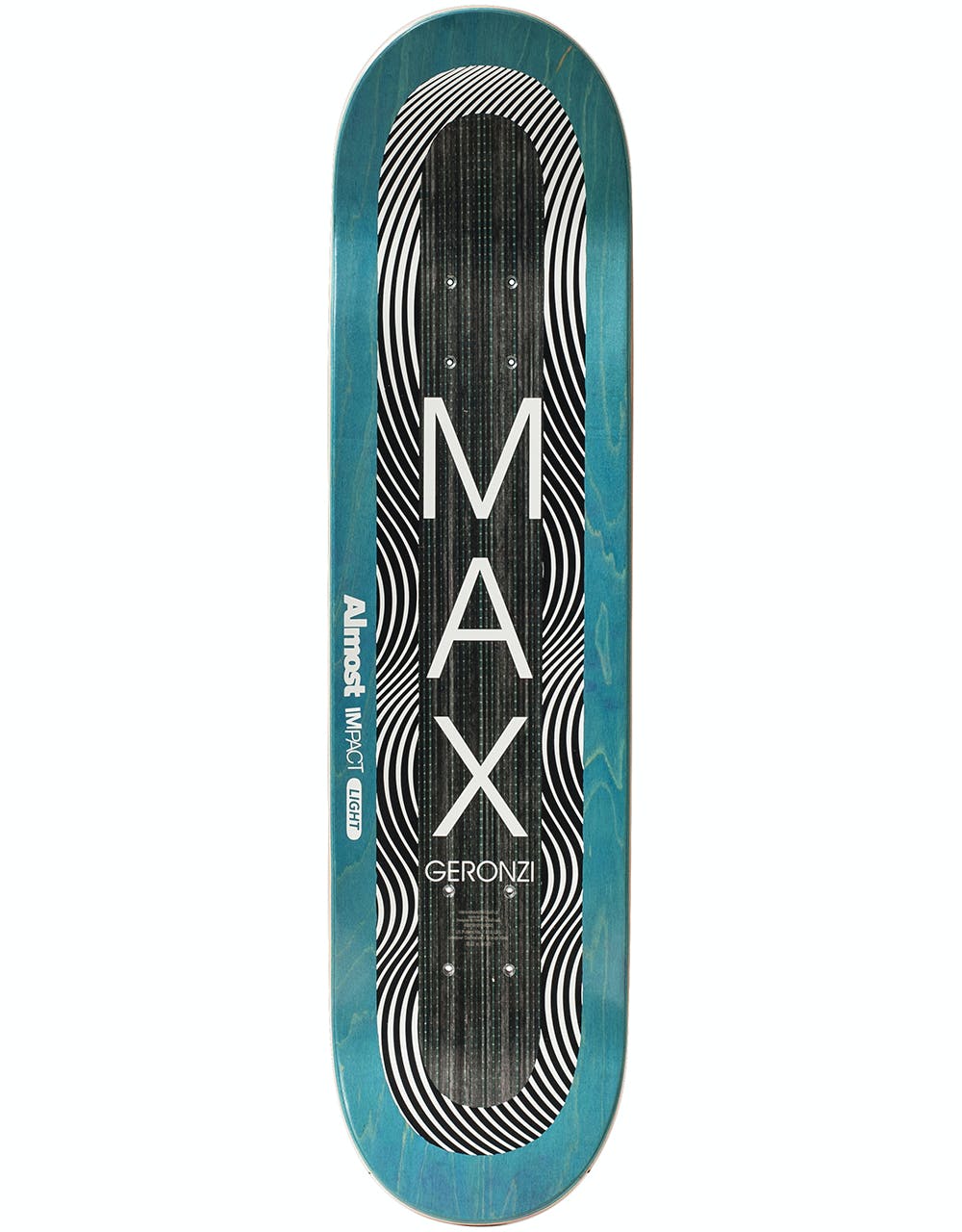 Almost Geronzi Out There Impact Light Skateboard Deck - 8"