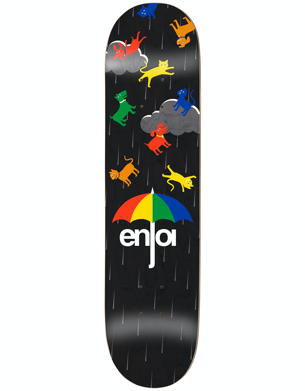 Enjoi Raining Cats & Dogs HYB Skateboard Deck - 8.25"
