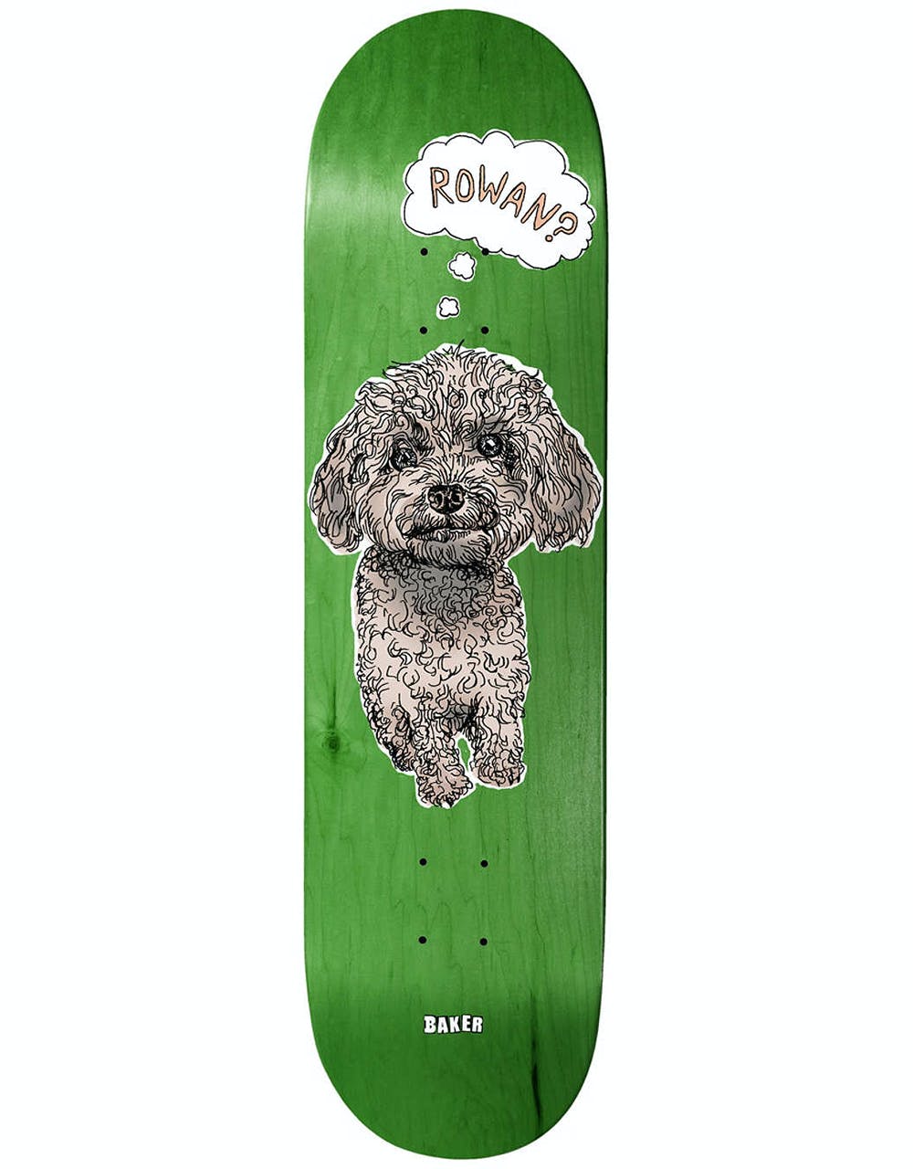 Baker Rowan Animals Skateboard Deck - 8"