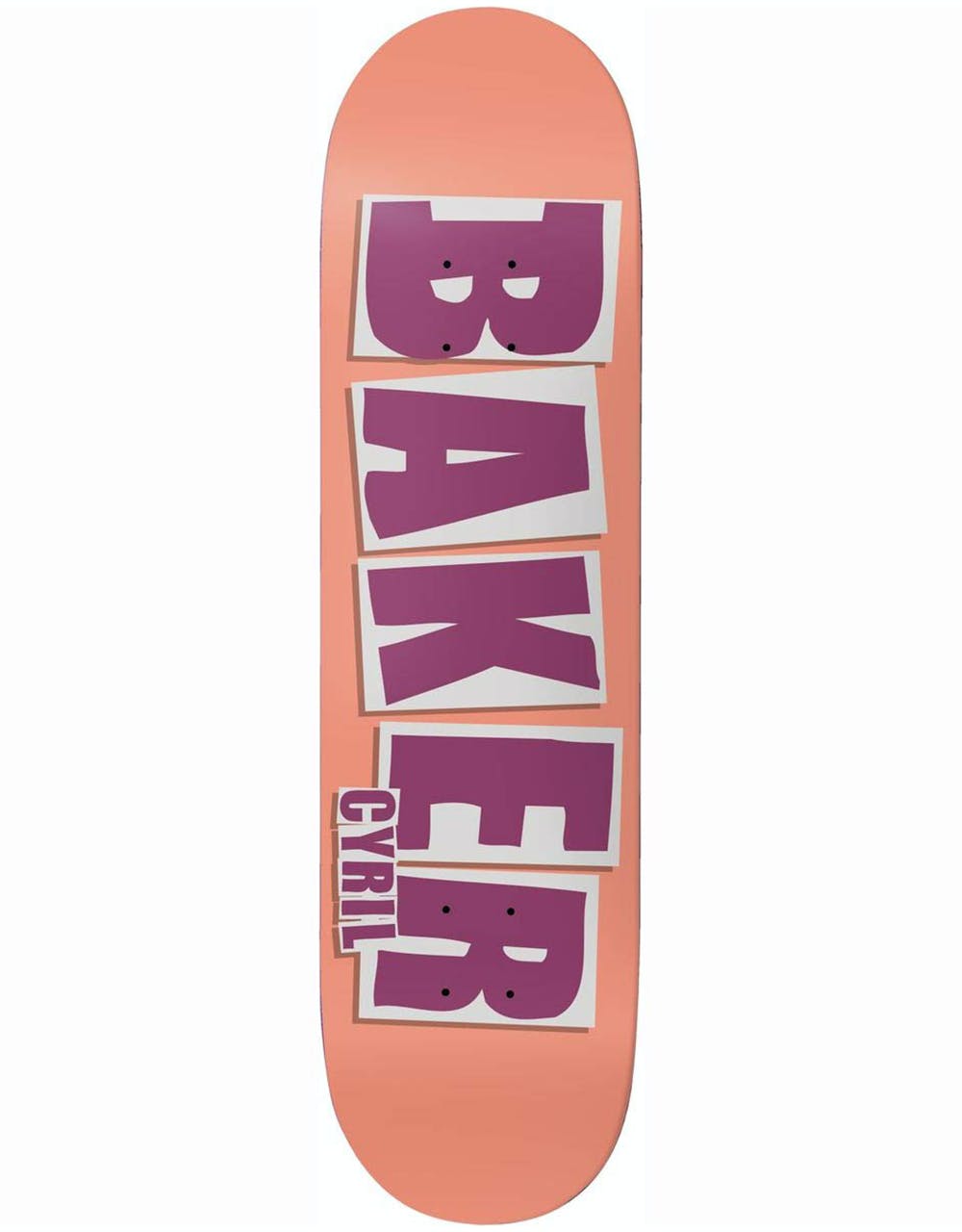 Baker Cyril Brand Name Skateboard Deck - 8.25"