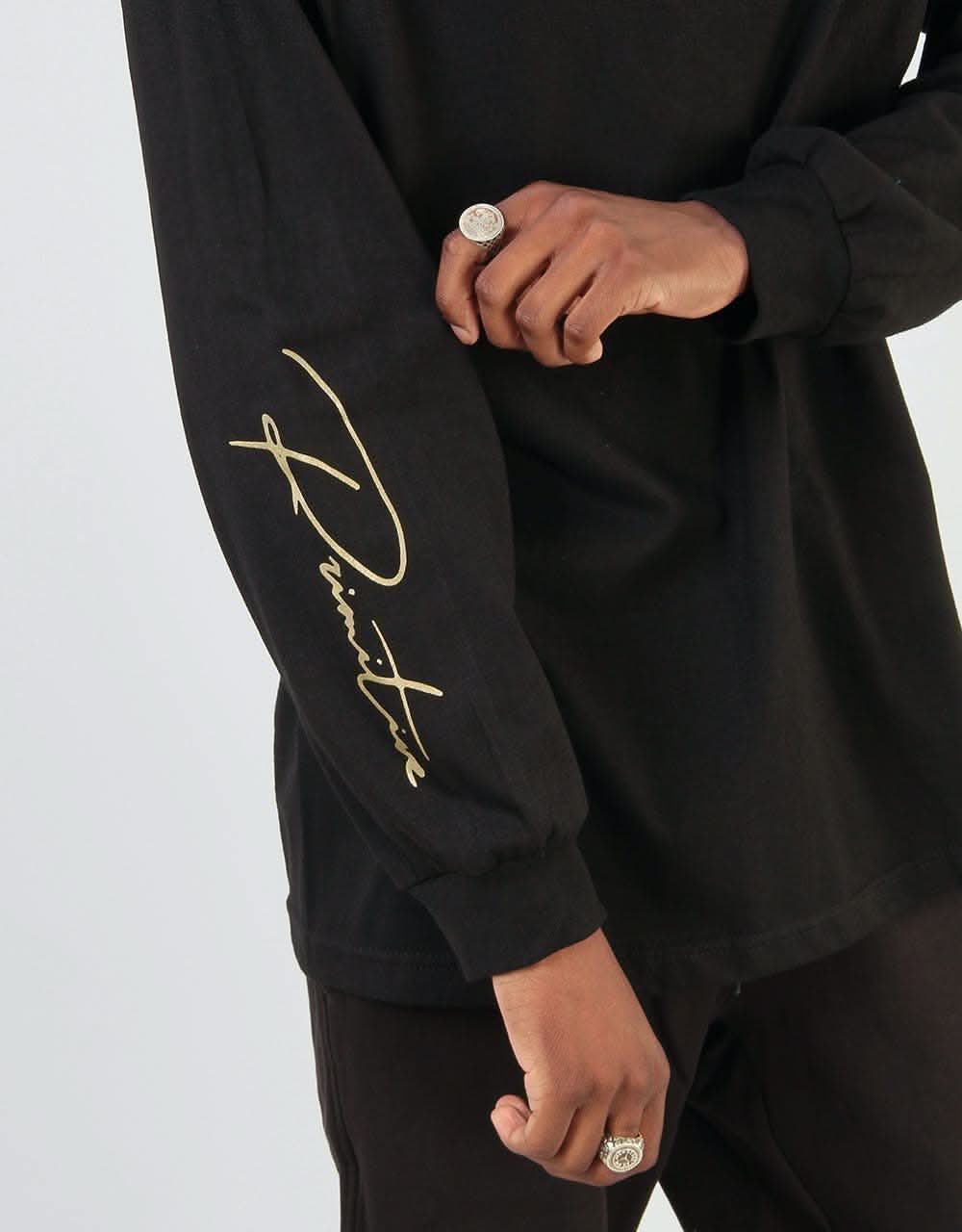 Primitive Rise L/S T-Shirt - Black