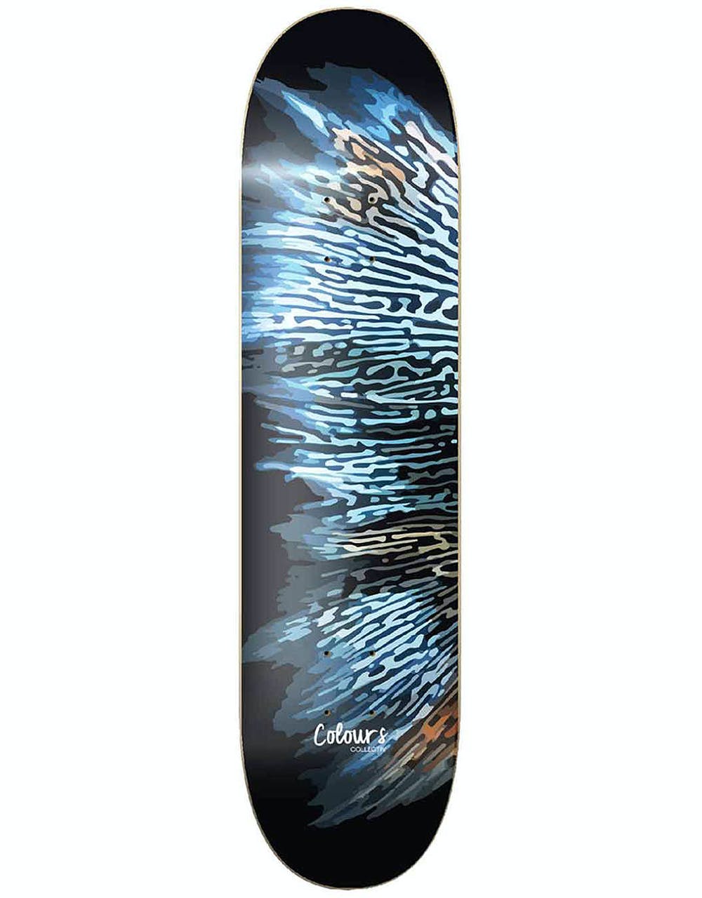 Colours Collectiv x Footprint Fish Camo Skateboard Deck - 8.25"