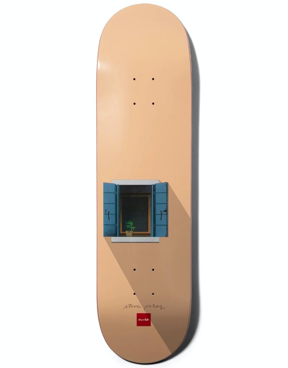 Chocolate Perez Windows Skateboard Deck - 8.375"