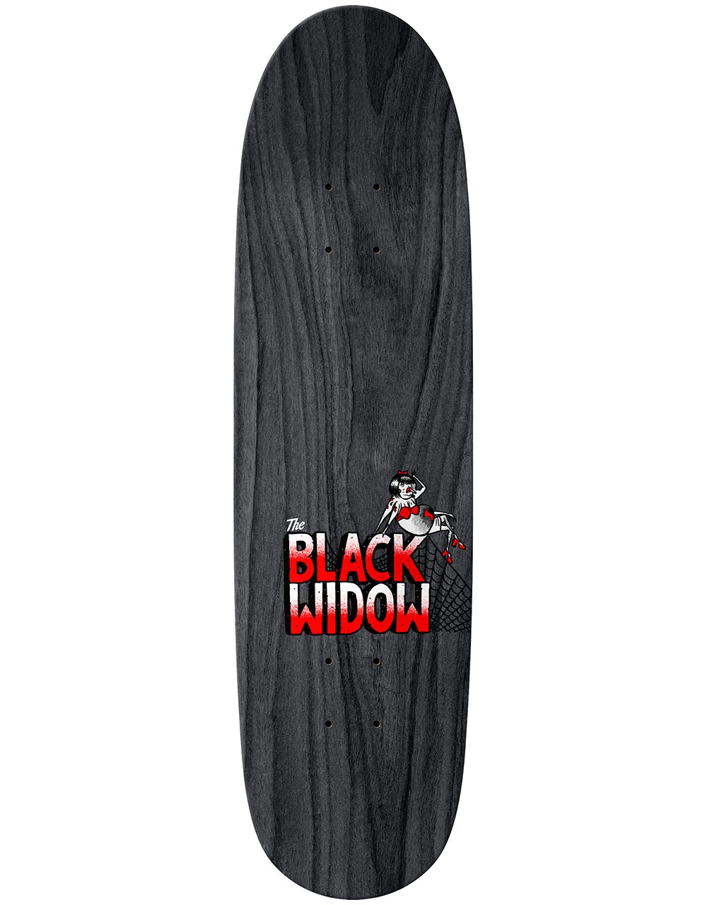 Anti Hero Black Widow Shaped Eagle Skateboard Deck - 8.5"