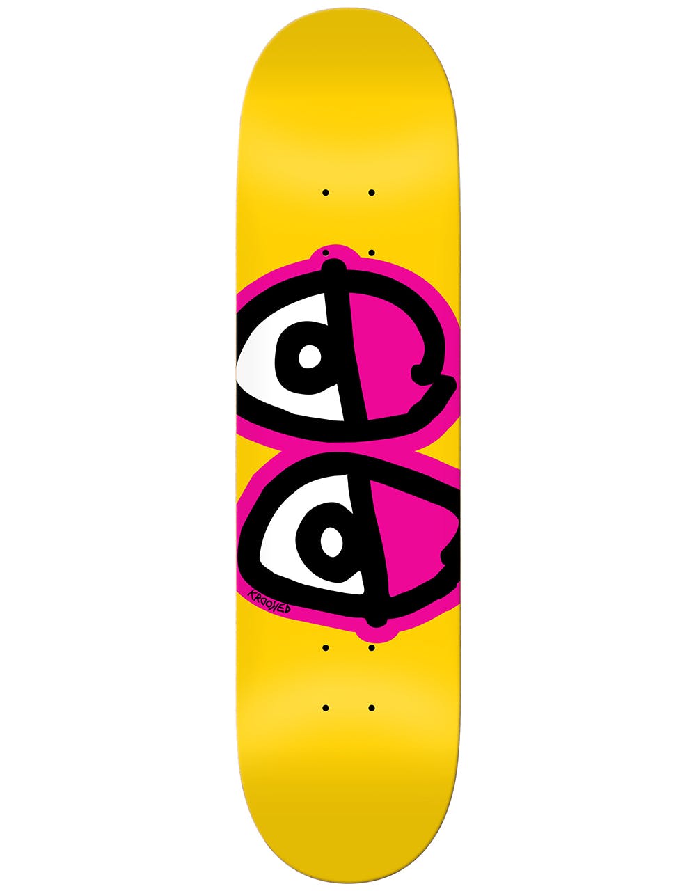 Krooked Team Eyes Skateboard Deck - 8.25"