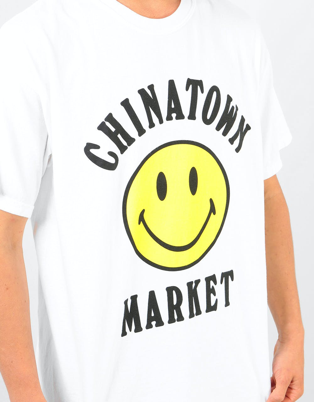 Chinatown Market Smiley T-Shirt - White
