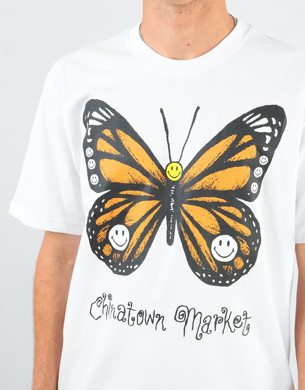 Chinatown Market Butterfly T-Shirt - White