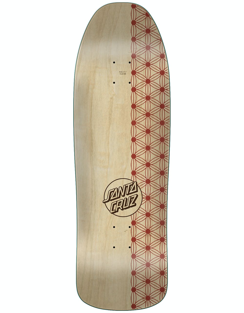 Santa Cruz Monyo Hand Preissue Skateboard Deck - 9.35"