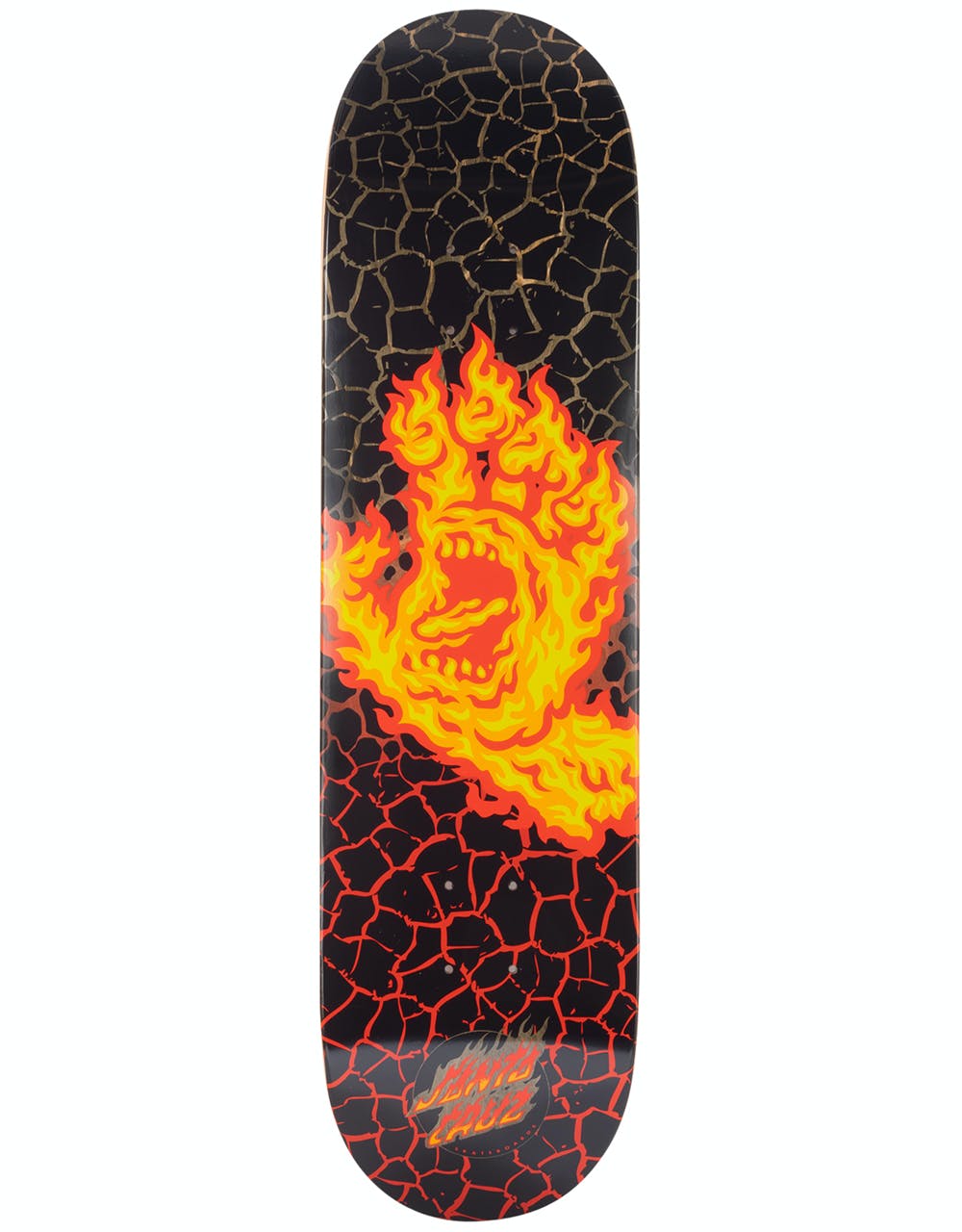 Santa Cruz Flame Hand HRM Skateboard Deck - 8.25"