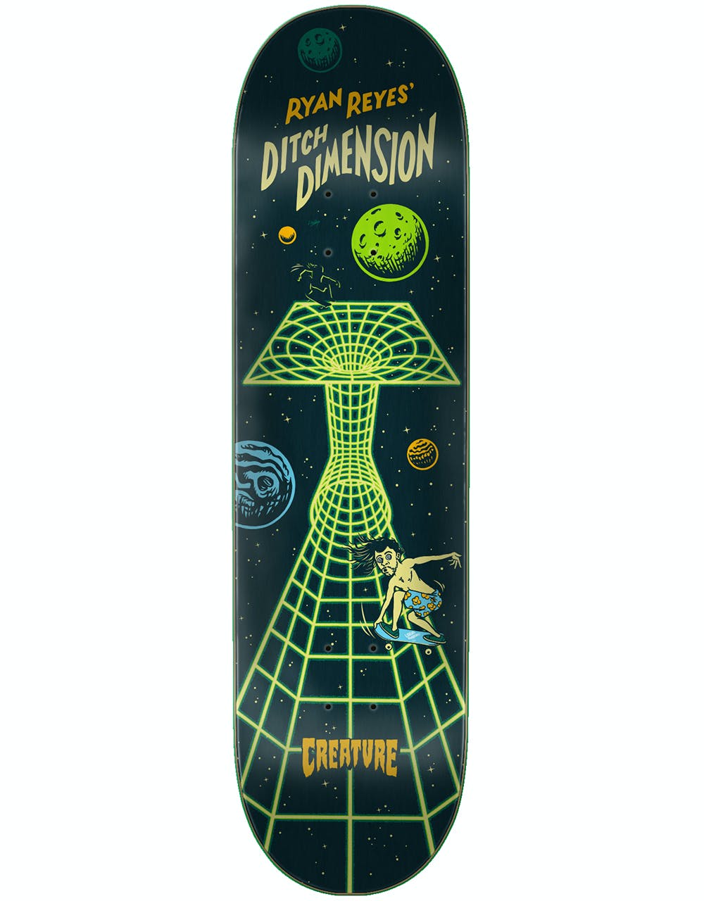 Creature Reyes Ditch Dimension Skateboard Deck - 8"