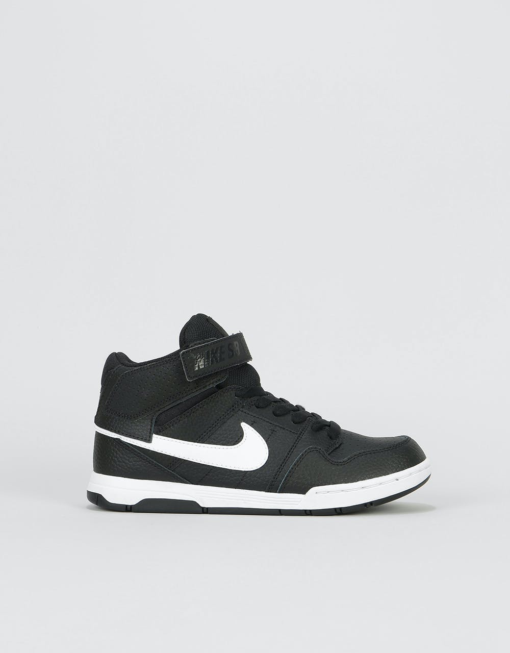 Nike SB Mogan Mid 2 Kids Skate Shoes - Black/White