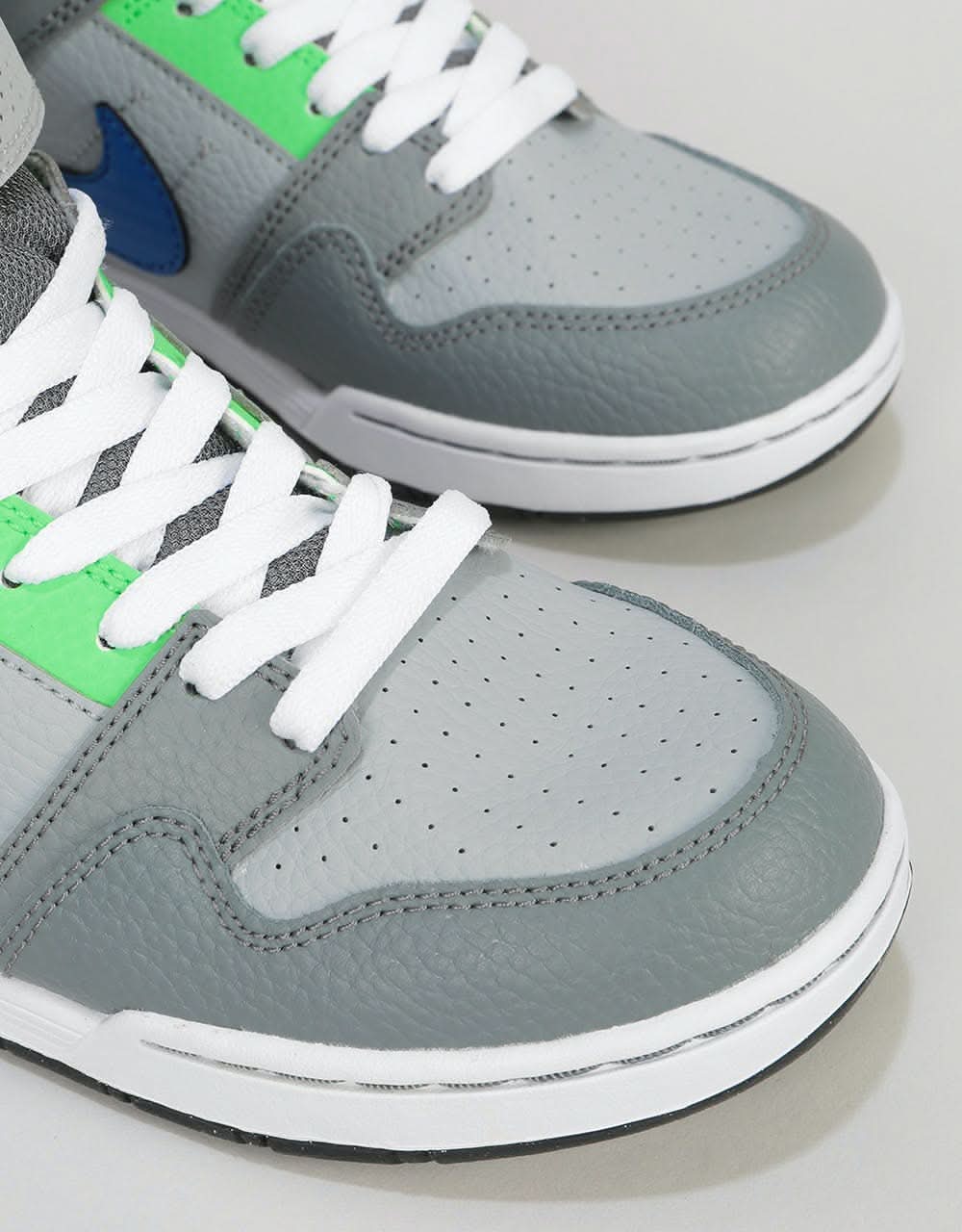 Nike SB Mogan Mid 2 Kids Skate Shoes - Wolf Grey/Game Royal