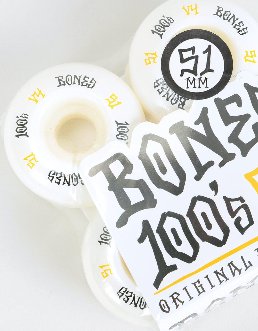 Bones OG 100s #12 Wide V4 Skateboard Wheel - 51mm