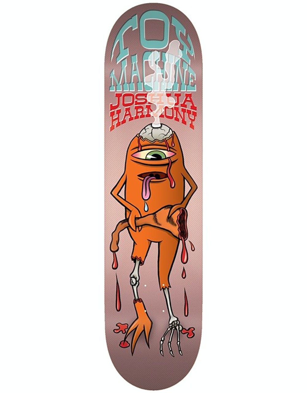 Toy Machine Harmony Battered Sect Skateboard Deck - 8.25"