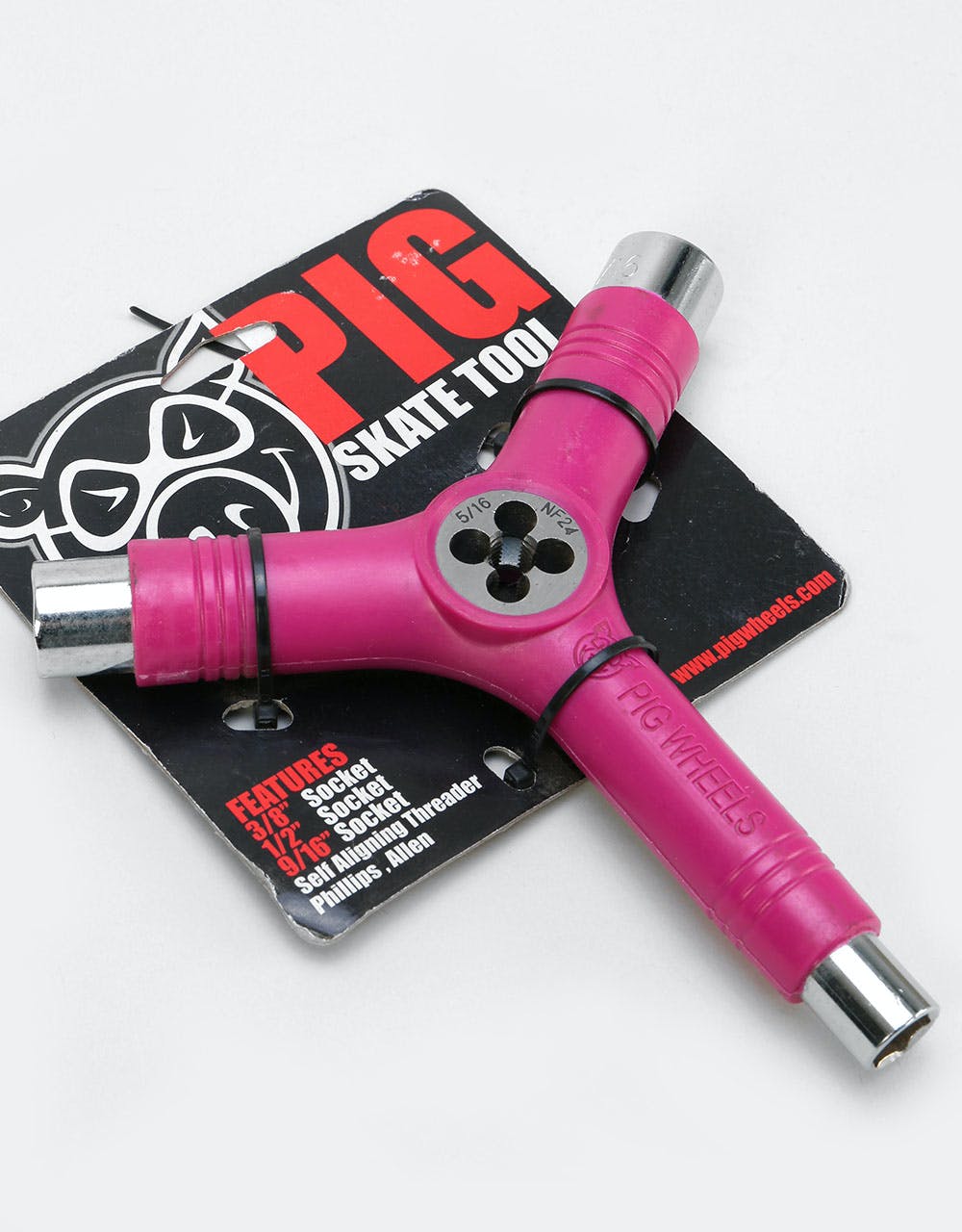 Pig Tri-Socket Skate Tool - Pink