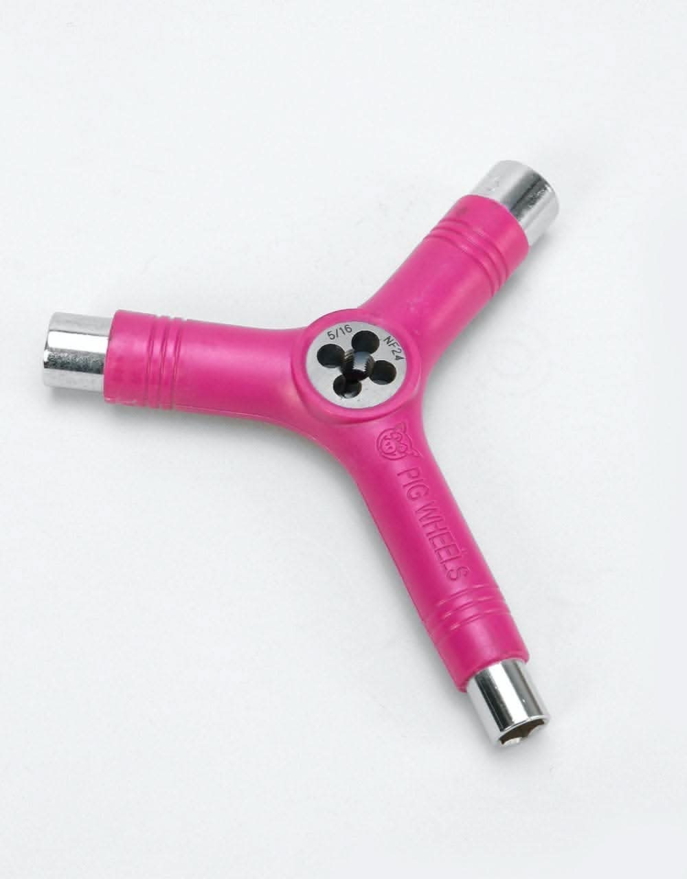 Pig Tri-Socket Skate Tool - Pink