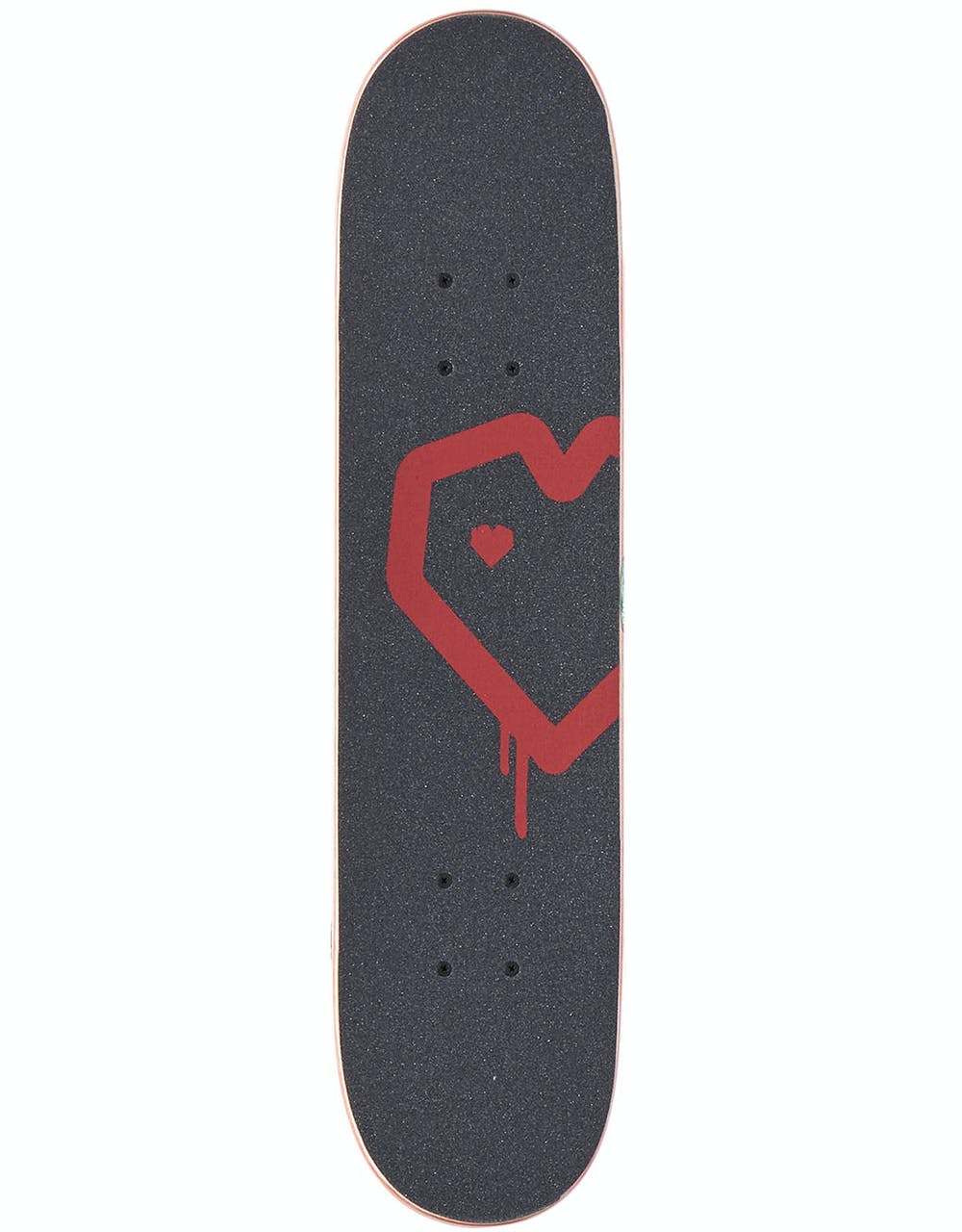 Blueprint Spray Heart Complete Skateboard - 8"