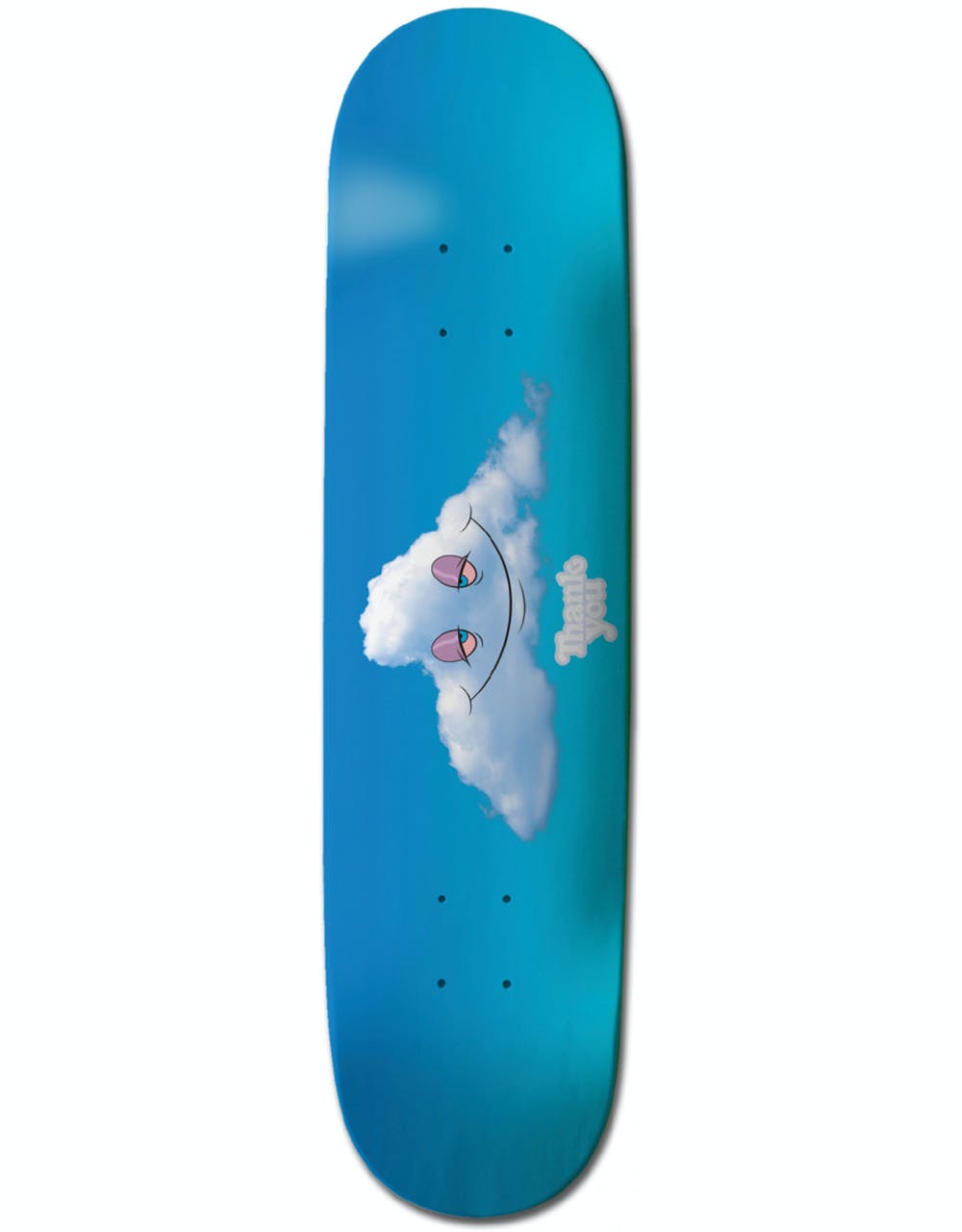 Thank You Head In The Clouds Skateboard Deck - 8.25"