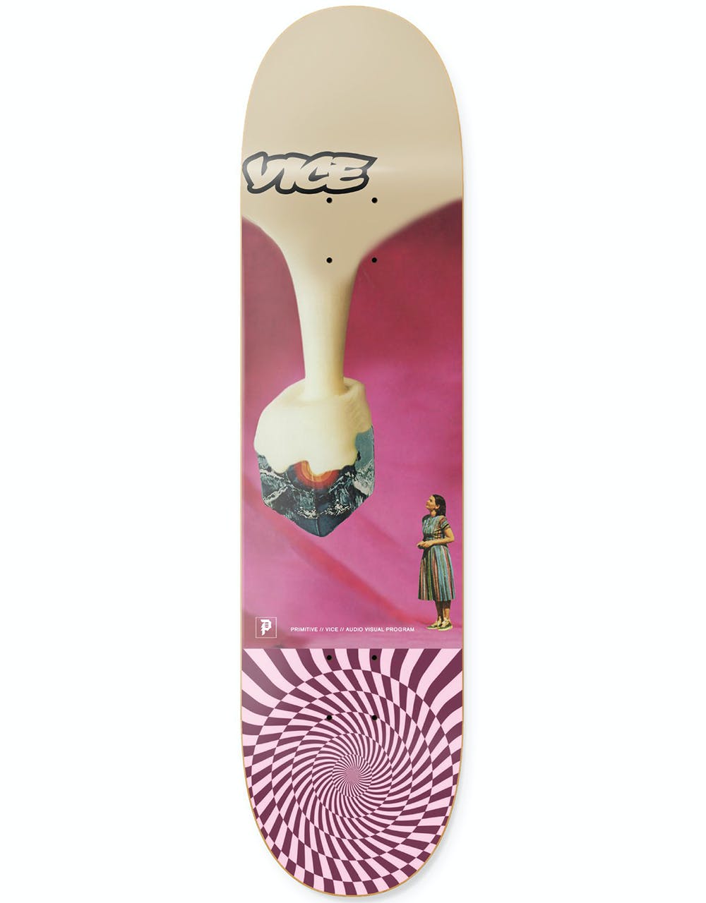Primitive x Vice Mag Skateboard Deck - 8"