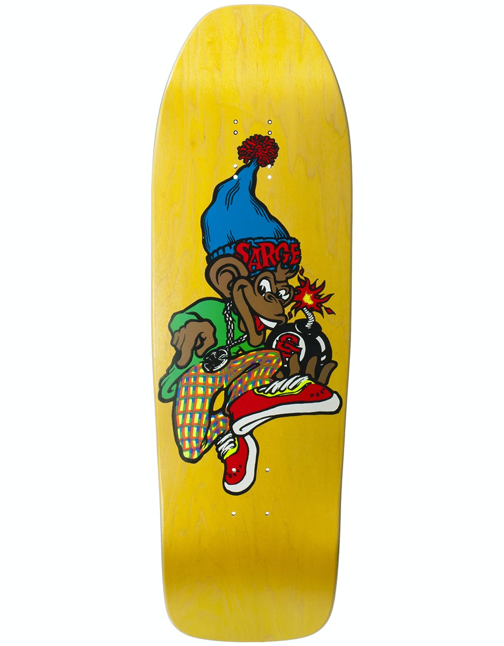 The New Deal Sargent Monkey Bomber SP Skateboard Deck - 9.625"