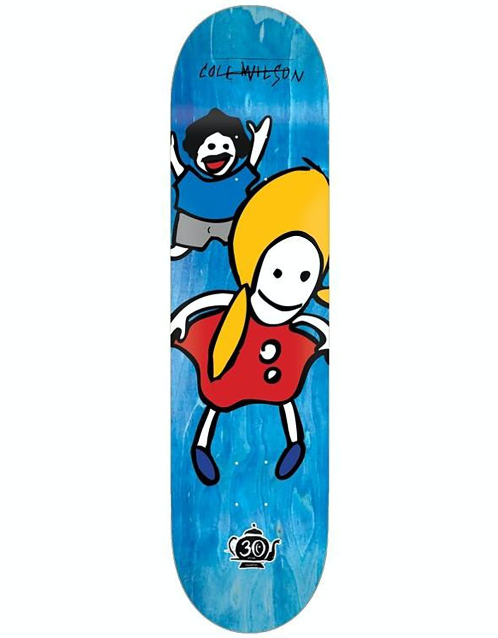 Foundation Wilson Peeky Peeky 30 Year Reissue Skateboard Deck - 8"