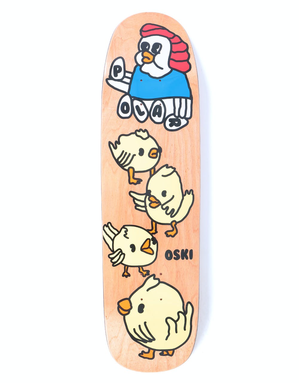 Polar Oskar Chicken Mama Skateboard Deck - P9 Shape 8.625"