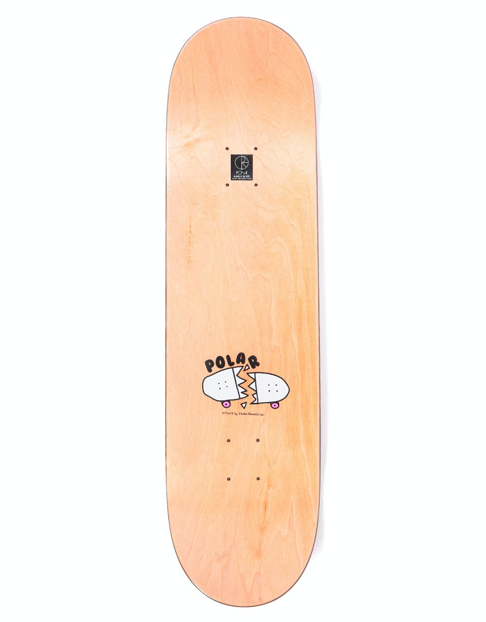 Polar Brady Bacon Hair Skateboard Deck - 8.625"