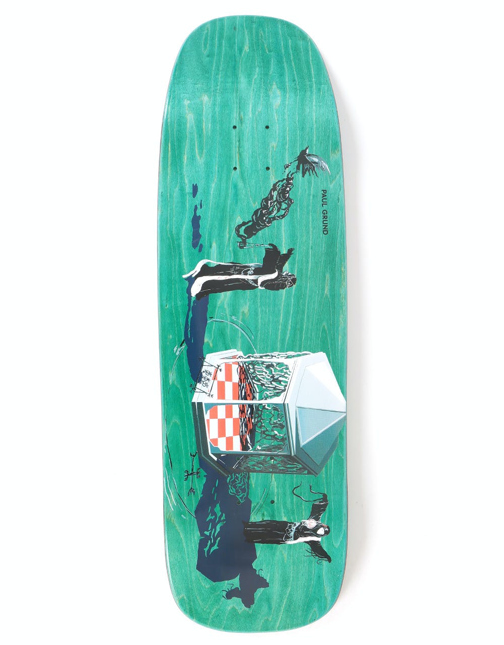 Polar Grund Rituals Skateboard Deck - 1990 Shape 9.5"