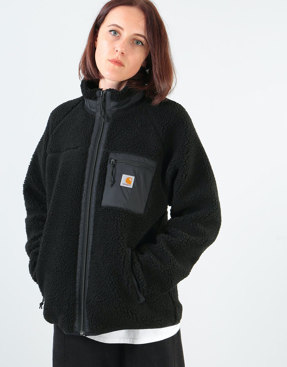 Carhartt WIP Womens Oversized Prentis Liner Jacket - Black