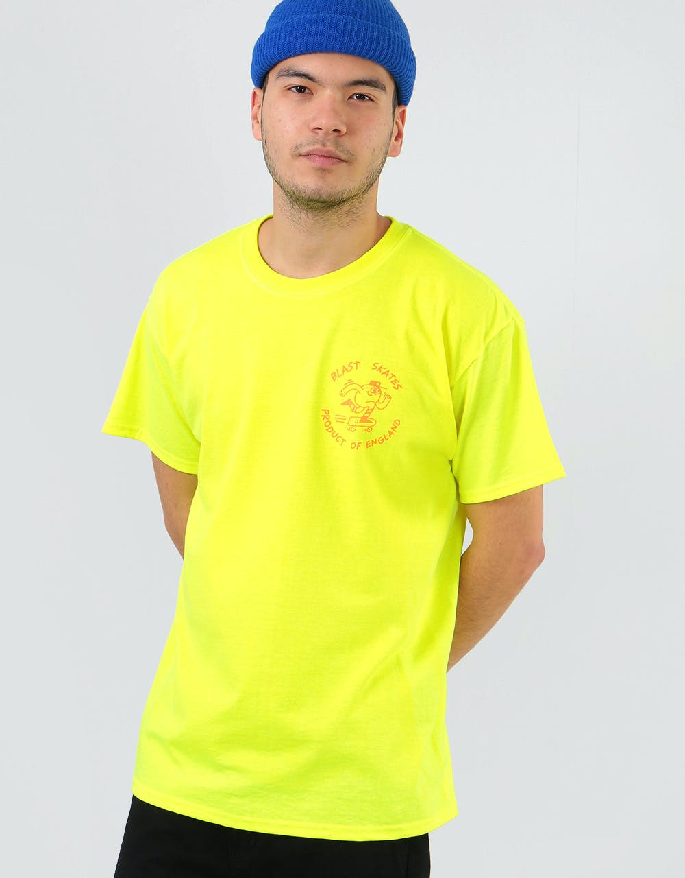 Blast Acid Fluro Mascot T-Shirt - Yellow