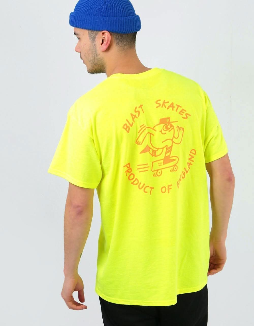 Blast Acid Fluro Mascot T-Shirt - Yellow