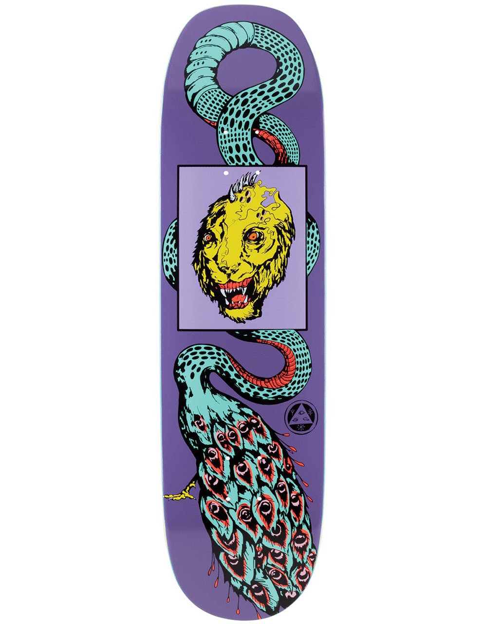 Welcome Glam Dragon on Moontrimmer 2.0 Skateboard Deck - 8.5"