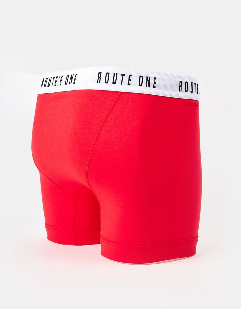 Route One Classic Boxer Shorts 3 Pack - Red/White/Blue