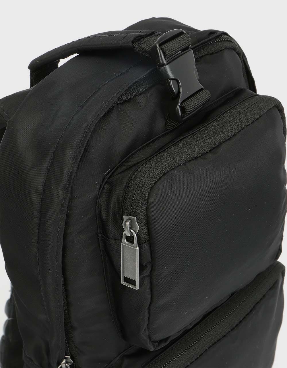 Mi-Pac Nylon Task Cross Body Bag - Black
