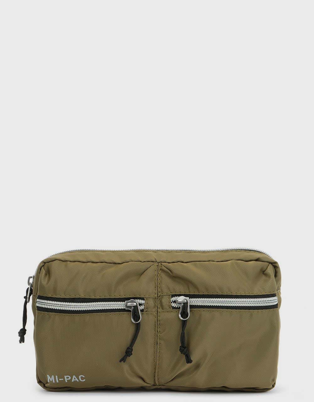 Mi-Pac Utility Cross Body Bag - Nylon Khaki
