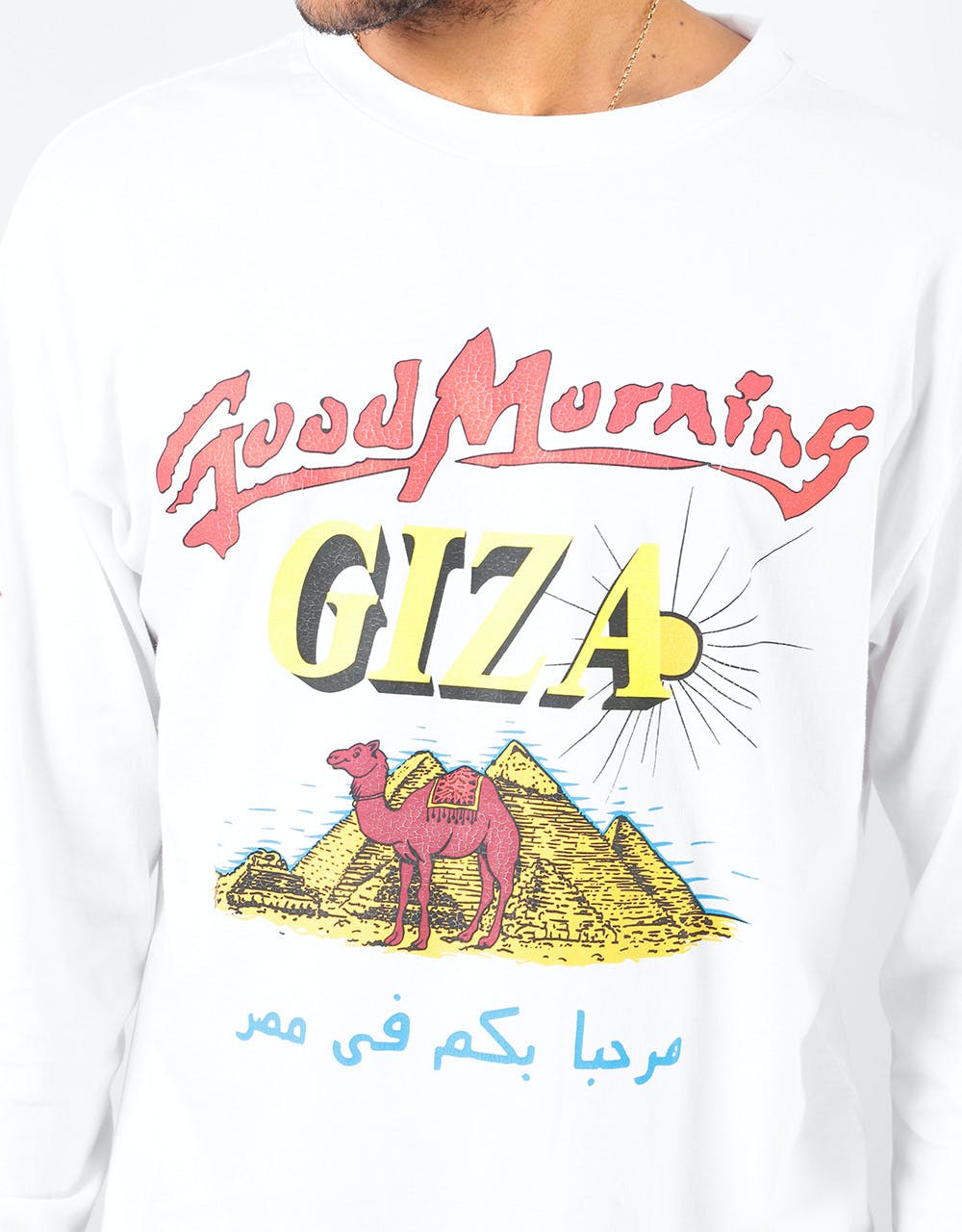 Jungles Jungles Good Morning Giza L/S T-Shirt - White