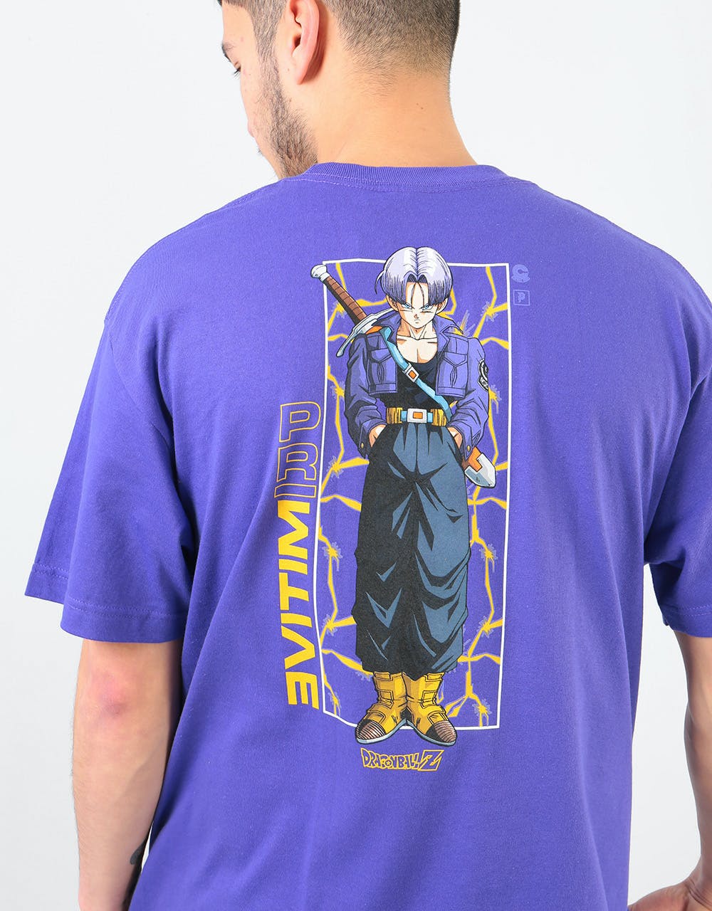 Primitive x Dragon Ball Z Trunks Glow T-Shirt - Purple