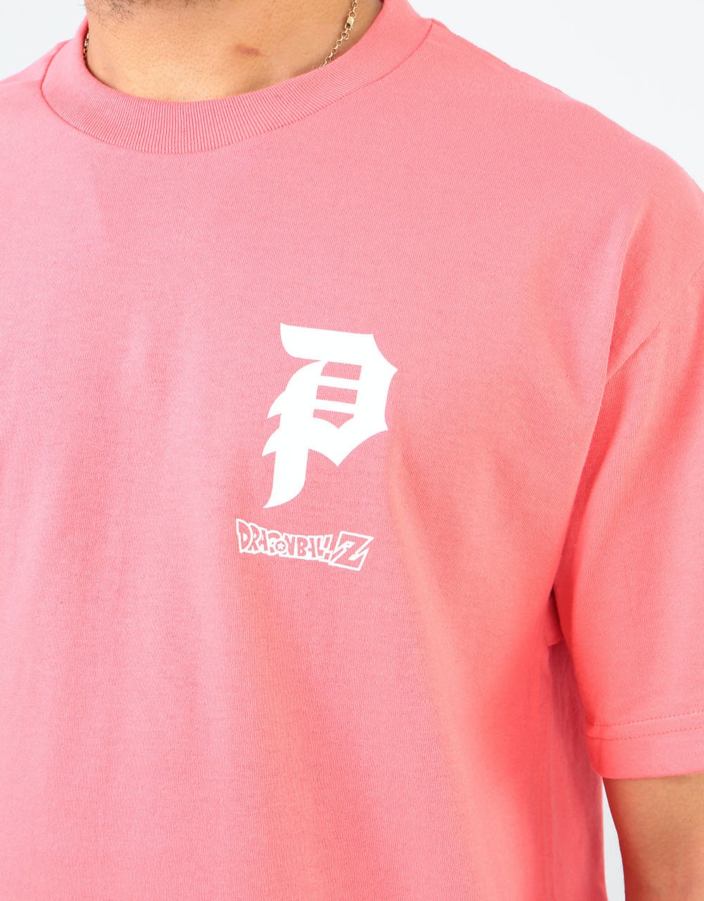 Primitive x Dragon Ball Z Vegeta Glow T-Shirt - Coral