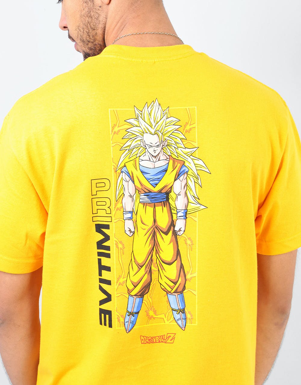 Primitive x Dragon Ball Z Goku Glow T-Shirt - Gold