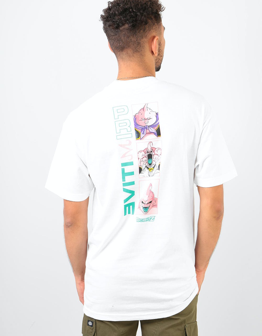 Primitive x Dragon Ball Z Majin Buu Forms T-Shirt - White