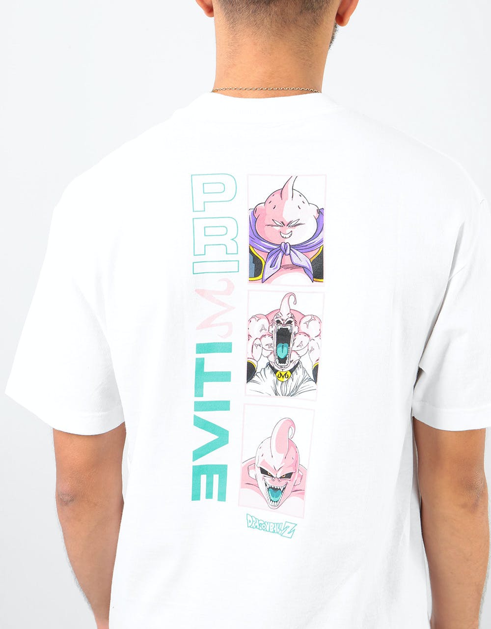 Primitive x Dragon Ball Z Majin Buu Forms T-Shirt - White