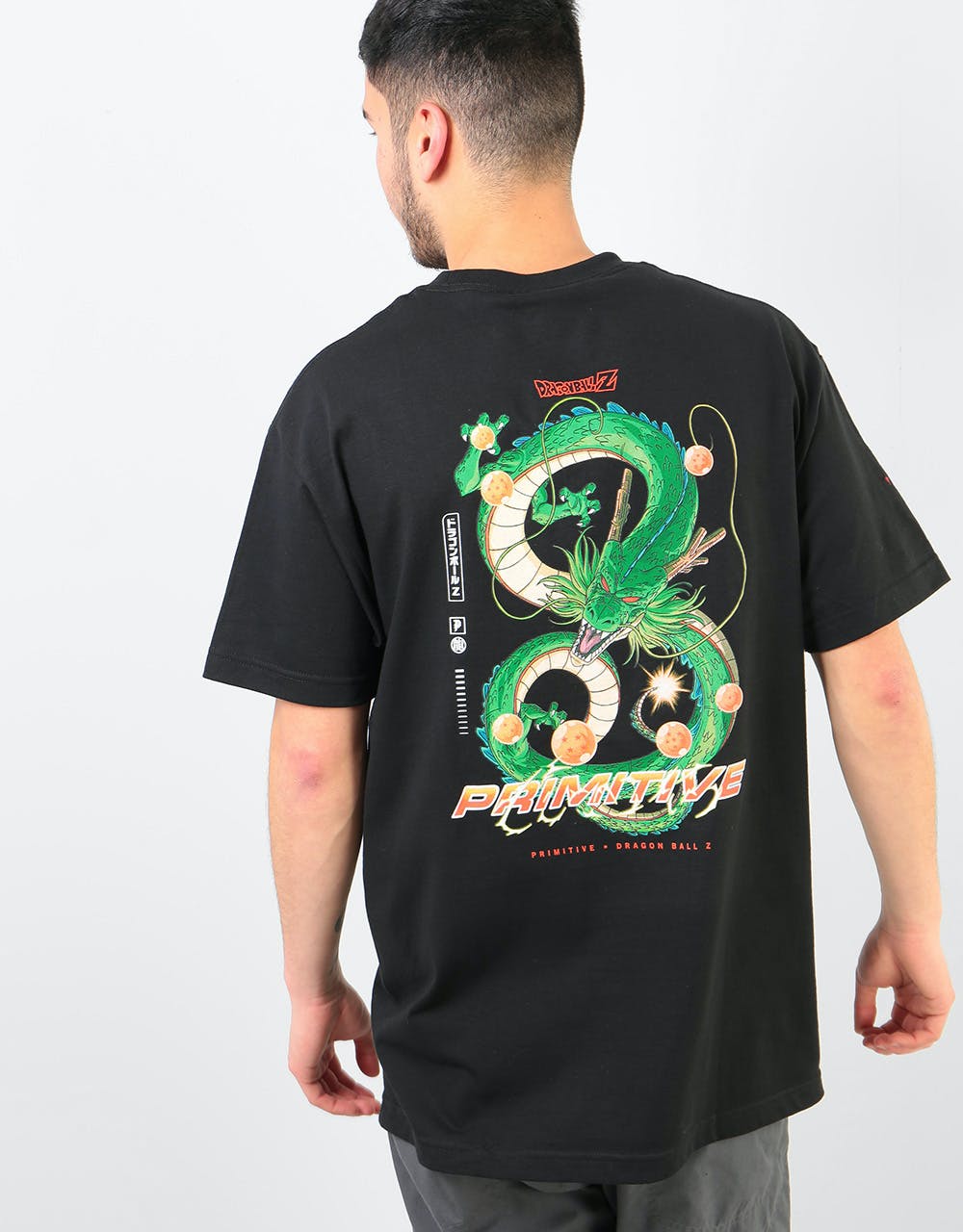 Primitive x Dragon Ball Z Shenron Dirty P T-Shirt - Black