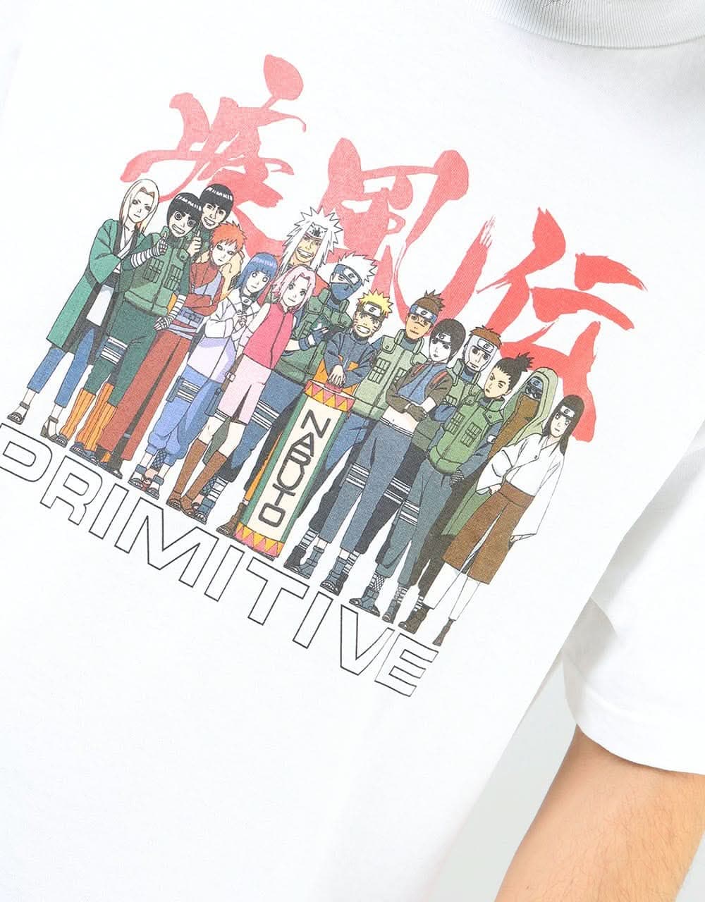 Primitive x Naruto Leaf Village T-Shirt - White