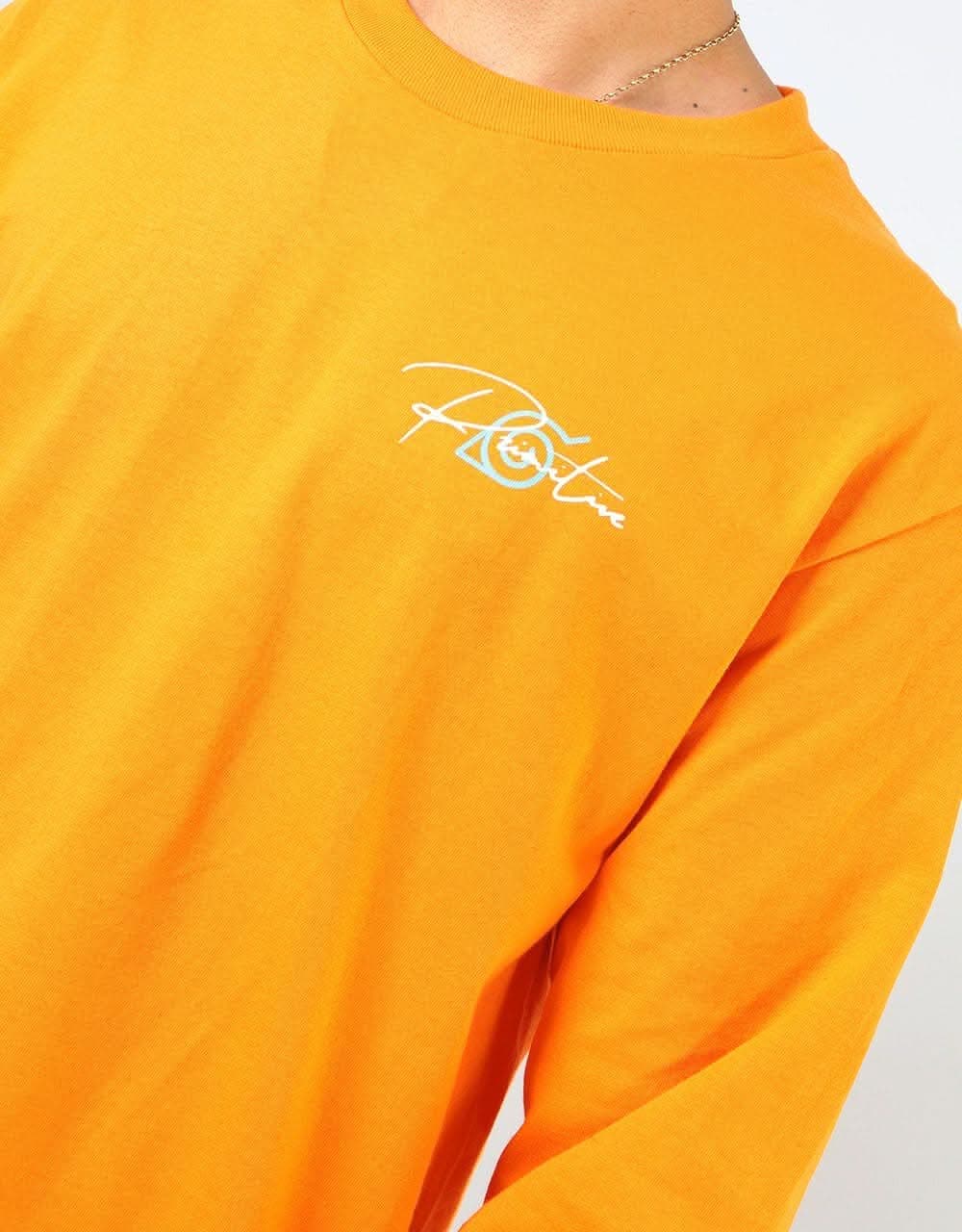 Primitive x Naruto Combat L/S T-Shirt - Orange