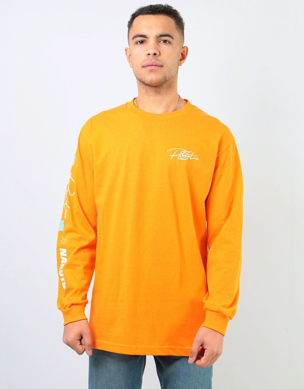 Primitive x Naruto Combat L/S T-Shirt - Orange