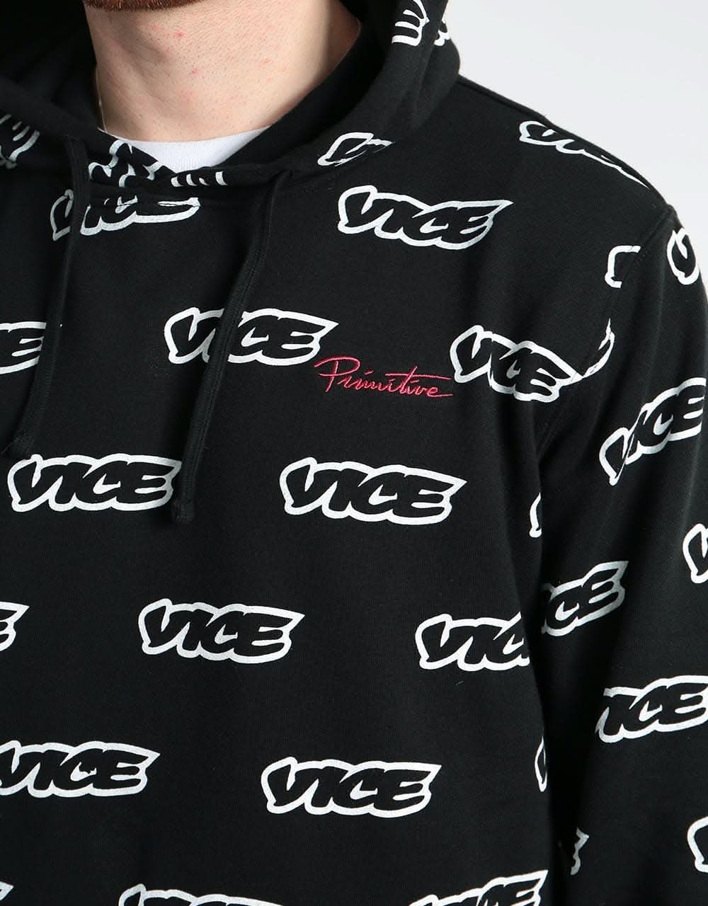 Primitive x Vice Nuevo Pullover Hoodie - Black